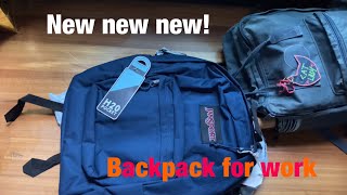 Unboxing my new Jansport backpack [upl. by Ernaldus]