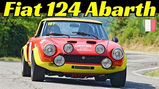 Fiat 124 Sport Spider Abarth Rally amp Hillclimb Tribute 70s Rally Legend Gr4 amp Stradale 字幕付きの動画 [upl. by Asyle263]