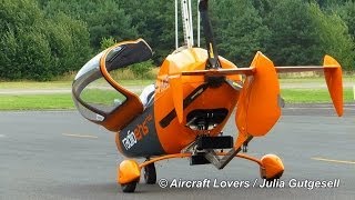 Private AutoGyro DMGBD Takeoff  BerlinGatow 08092013 [upl. by Luci]