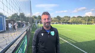 Quick Post match chat with Ian Selley after our 21 win away to Sevenoaks Town this afternoon [upl. by Lardner]