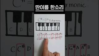 음악이론 딴이름한소리  변화표  enharmonic [upl. by Notsud605]