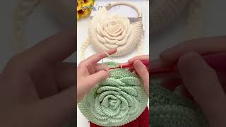 how to crochet a small bag 작은 가방 코바늘 뜨개질 방법 小さなバッグのかぎ針編み küçük bir çanta nasıl örülür [upl. by Fowkes]