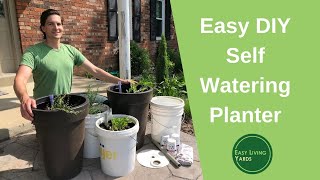 How to make a Self Watering Planter [upl. by Ky]