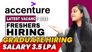 Accenture Recruitment Process 2023  Accenture Jobs For Freshers 2023  Any Graduate  Latest Jobs [upl. by Eidnam]