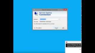 Remote Desktop on Windows 8 [upl. by Nylanna840]