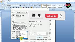 MS Word Se Print Kaise Nikale  Print Out In MS Word [upl. by Assirahs]