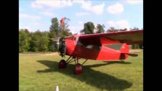 1928 Cessna AW arrives at the Eagles Mere Air Museum [upl. by Rafaellle]