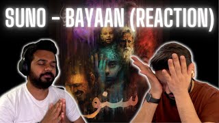 Bayaan  Suno  Reaction [upl. by Asiak59]