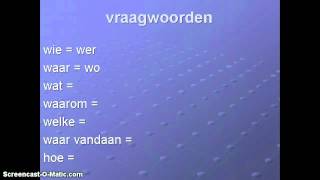 duitsde uitlegvideo vraagwoorden [upl. by Enitsrik]