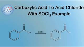 Carboxylic Acid To Acid Chloride With SOCl2 Example Mechanism  Organic Chemistry [upl. by Jerold]