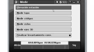 Trimble Access  Tutorial 1 Medir topo [upl. by Blood]