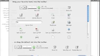 FileMaker Tutorial  029  Customizing the Status Toolbar [upl. by Analla]