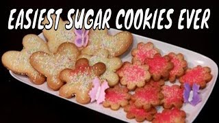 Crispy SUGAR COOKIE Recipe  Cookie Recipes [upl. by Kenaz]