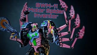 TransArt BWM11  Metal Jungle BWM11 Motor Spider Inventor Transmetal Tarantulas [upl. by Fogg59]