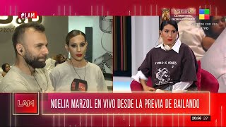 👀 Noelia Marzol en vivo desde la previa del Bailando [upl. by Yroffej]