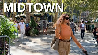 NEW YORK CITY Walking Tour 4K  MIDTOWN  Perfect weather for a walk [upl. by Mirabella449]