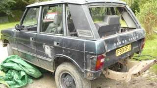 bobtailing a 5 door range rover v8 vouge SEwmv [upl. by Tehc]