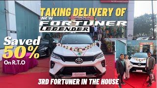 Taking Delivery of FORTUNER LEGENDER 2024  Revhead Aman [upl. by Aleacem]