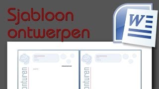 Cursus Word Sjabloon Ontwerpen elke pagina dezelfde opmaak [upl. by Edvard]