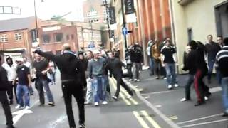 English Hooligans Fight In Leicester [upl. by December964]