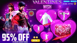 Free Fire Valentine Day Events 2024  Valentines Day Event Free Fire  Upcoming Events in Free Fire [upl. by Favata]