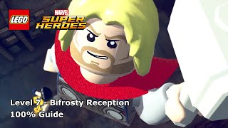 7 Bifrosty Reception 100 Guide  LEGO Marvel Super Heroes [upl. by Enyak]