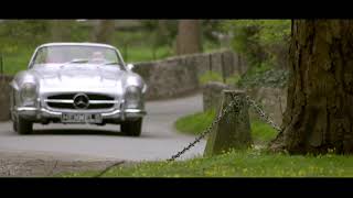 MercedesBenz 300SL Roadster Tour in Wales [upl. by Aynekal]