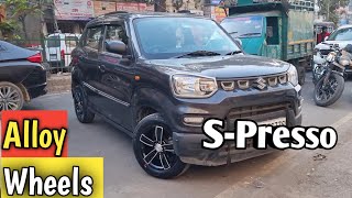 2022 Maruti Suzuki SPresso AlloyWheels Modified  Gaurav India [upl. by Edrahs]