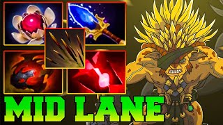 Bristleback Dota 2 Mid Lane With 20 Kills Build Guide Pro Gameplay Bloodstone 734 Carry Meta [upl. by Enale947]