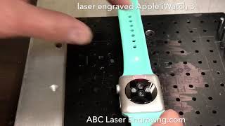 Apply iWatch 3 Laser Engraved [upl. by Dammahum415]