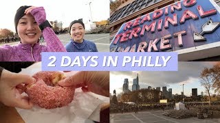 What I Ate in Philly 🍩  Travel Vlog [upl. by Eecart559]