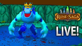 RSPS Noob Plays RuneSaga LIVE [upl. by Suoivatnom]