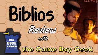 Biblios Review  with the Game Boy Geek [upl. by Itsirhc]