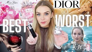 DIOR PERFUMES RANKING BEST TO WORST amp DISCONTINUED FRAGRANCES  Soki London [upl. by Naimaj]