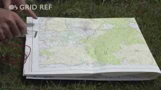 How to take a 4figure grid reference with Steve Backshall and Ordnance Survey [upl. by Adnowal351]