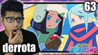 LIKO PIERDE SU COMBATE 😥  Pokemon Horizons Cap 63 REACCIÓN [upl. by Zach220]