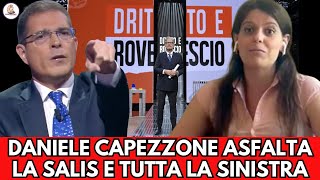 PAOLO DEL DEBBIO Capezzone asfalta la Salis e la Sinistra in diretta TV a DRITTO E ROVESCIO [upl. by Klump473]