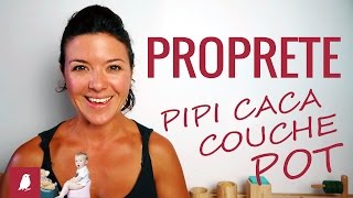 Apprentissage de la PROPRETÉ  de la couche au pot [upl. by Ennahgiel]