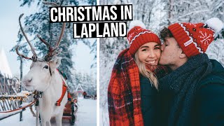 Our Dream White Christmas in Rovaniemi Finnish Lapland  Santa Claus Village [upl. by Lorou]