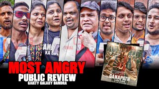 Ganapath Movie  Public Big Disappointed Review  Tiger Shroff Kriti Sanon  Gaiety Galaxy Bandra [upl. by Ecnaret]