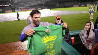 Oakland RF Bleachers Sec 149 2nd Annual Bacon Tuesday 2012 Sponsored by Jeff Francoeur [upl. by Ecadnac903]