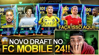 FAÇA ISSO 😱 FIZ O DRAFT NOVO NO FC MOBILE PRA GANHAR MILHÕES 🤑🔥  NERFADO OU BUGADO 🚨 [upl. by Berry]