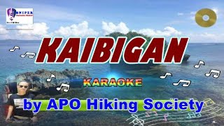 KAIBIGAN karaoke by APO Hiking Society [upl. by Eillen856]