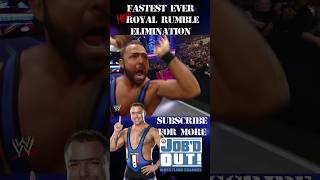 Santino Marella and the FASTEST elimination in Royal Rumble History [upl. by Enelrac]