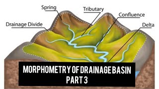 MORPHOMETRY OF DRAINAGE BASIN PART 3 [upl. by Plantagenet237]