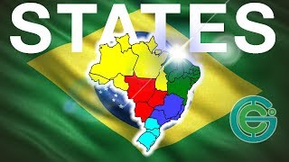 The states of Brazil explained Geography Now [upl. by Nanaj406]