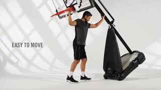 Spalding Ultimate Hybrid Portable Basketball Hoop System Base [upl. by Yorel]