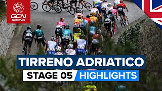 Ciclismo  TirrenoAdriático etapa 5 [upl. by Eseer]