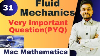 Short and Long Question  Fluid Dynamics For  MSc Maths  by Krishna Singh✍️ [upl. by Harak673]