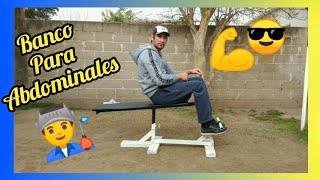 Banco para abdominales hecho en casa ponte en forma 💪👩‍🏭 [upl. by Ailel]